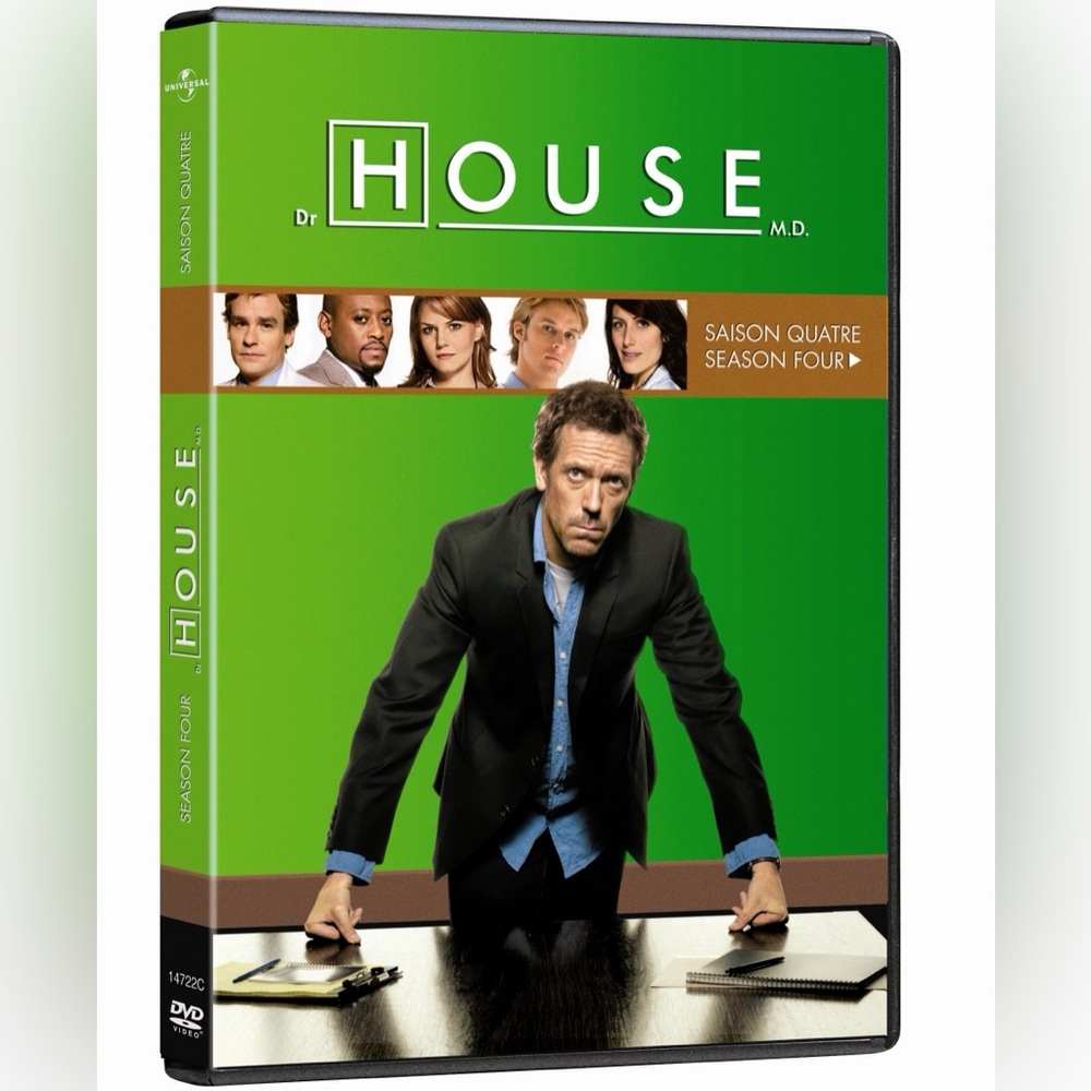 HOUSE M.D. Season 4 (DVD+R, 2007-2008) NO DVD CASE